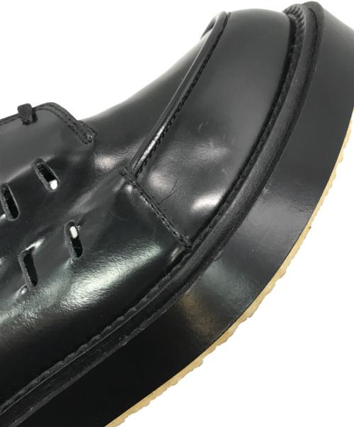 ADIEV（アデュー）ADIEV (アデュー) ポリッシュレザー モカシンシューズ ブラック サイズ:38（cm）の古着・服飾アイテム