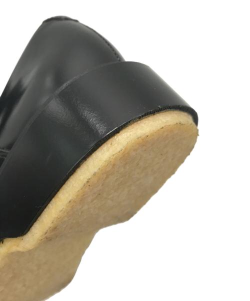 ADIEV（アデュー）ADIEV (アデュー) ポリッシュレザー モカシンシューズ ブラック サイズ:38（cm）の古着・服飾アイテム