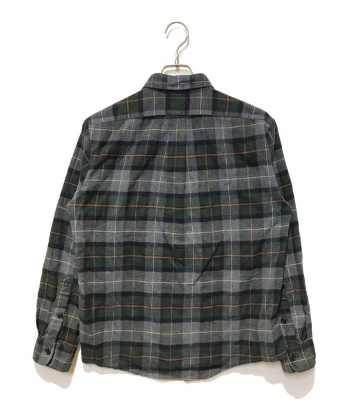POLO RALPH LAUREN（ポロ・ラルフローレン）POLO RALPH LAUREN (ポロ・ラルフローレン) ［古着］ネルチェックシャツ グレー サイズ:Lの古着・服飾アイテム