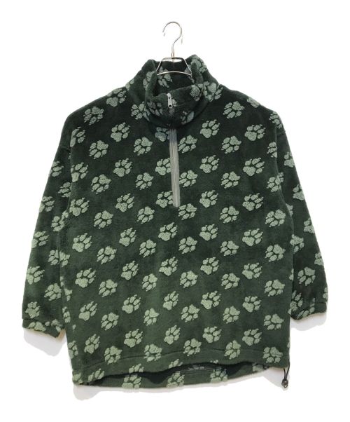 Jack Wolfskin（ジャック ウルフスキン）Jack Wolfskin (ジャック ウルフスキン) ［古着］ハーフジップフリーススウェット グリーン サイズ:Lの古着・服飾アイテム