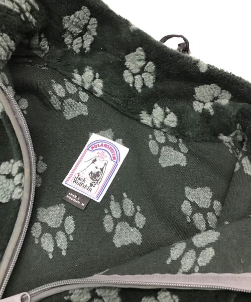 Jack Wolfskin（ジャック ウルフスキン）Jack Wolfskin (ジャック ウルフスキン) ［古着］ハーフジップフリーススウェット グリーン サイズ:Lの古着・服飾アイテム