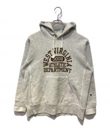 Champion REVERSE WEAVE（チャンピオン リバース ウィーブ）の古着「プリントパーカー」｜グレー