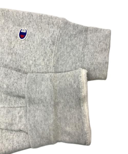 Champion REVERSE WEAVE（チャンピオン リバース ウィーブ）Champion REVERSE WEAVE (チャンピオン リバース ウィーブ) プリントパーカー グレー サイズ:Lの古着・服飾アイテム