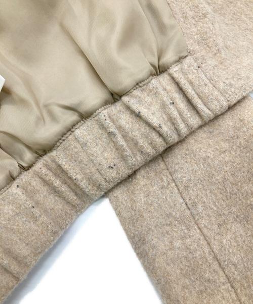 Dignite collier（ディニテ コリエ）Dignite collier (ディニテ コリエ) リサイクルウールブルゾン ベージュ サイズ:FREEの古着・服飾アイテム
