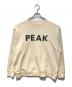 Snow peak（スノーピーク）の古着「PEAKスウェット」｜ベージュ
