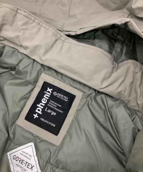 +PHENIX（フェニックス）+PHENIX (フェニックス) FREAK'S STORE (フリークスストア) 別注ダウンジャケット グレー サイズ:Ｌの古着・服飾アイテム
