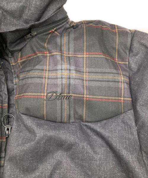 Dime（ダイム）Dime (ダイム) Premium Tweed Puffer グレー サイズ:Lの古着・服飾アイテム