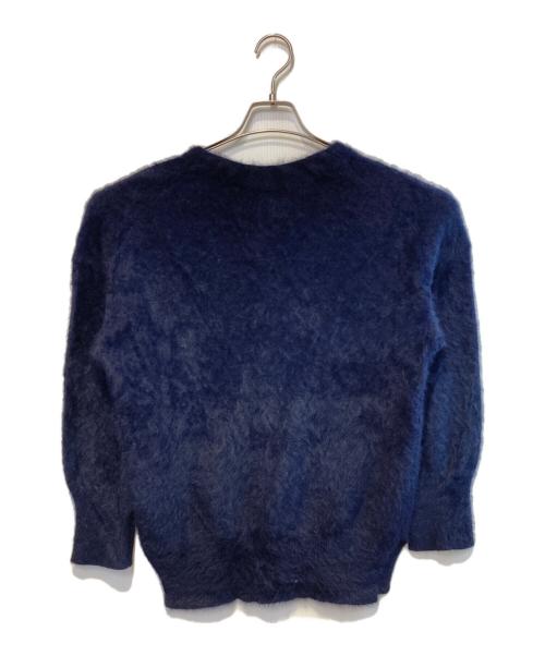 journal standard L'essage（ジャーナルスタンダード レサージュ）journal standard L'essage (ジャーナルスタンダード レサージュ) FOX CASHMERE Vネックカーディガン ネイビー サイズ:Freeの古着・服飾アイテム