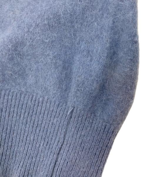 JOURNAL STANDARD（ジャーナルスタンダード）JOURNAL STANDARD (ジャーナルスタンダード) アルパカミックスファー襟付きプルオーバー ブルー サイズ:不明の古着・服飾アイテム