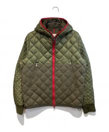MONCLER（モンクレール）の古着「GIMBERTキルティングダウンジャケット」｜カーキ