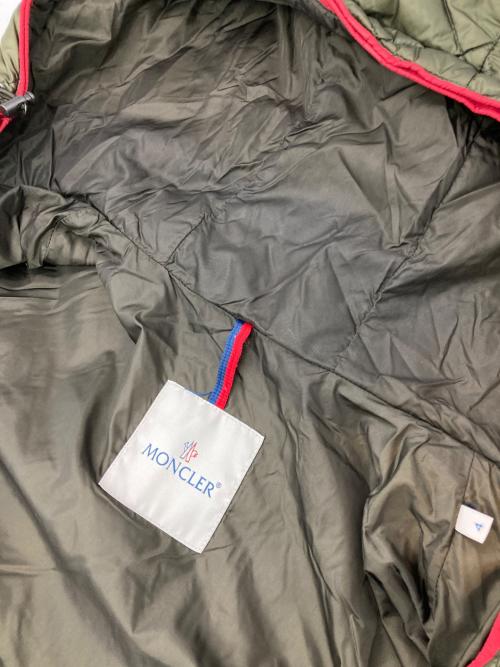 MONCLER（モンクレール）MONCLER (モンクレール) GIMBERTキルティングダウンジャケット カーキ サイズ:4の古着・服飾アイテム