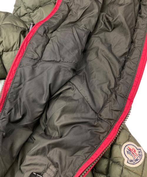 MONCLER（モンクレール）MONCLER (モンクレール) GIMBERTキルティングダウンジャケット カーキ サイズ:4の古着・服飾アイテム