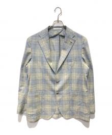 TAGLIATORE（タリアトーレ）の古着「2Bシングルテーラードジャケット」｜グレー