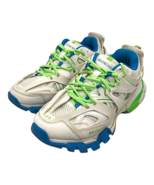 BALENCIAGA（バレンシアガ）BALENCIAGA (バレンシアガ) トラックトレーナー ホワイト×グリーン サイズ:28.5cmの古着・服飾アイテム