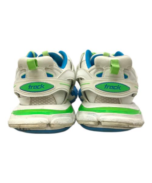 BALENCIAGA（バレンシアガ）BALENCIAGA (バレンシアガ) トラックトレーナー ホワイト×グリーン サイズ:28.5cmの古着・服飾アイテム