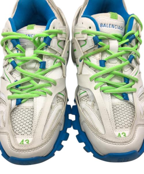 BALENCIAGA（バレンシアガ）BALENCIAGA (バレンシアガ) トラックトレーナー ホワイト×グリーン サイズ:28.5cmの古着・服飾アイテム
