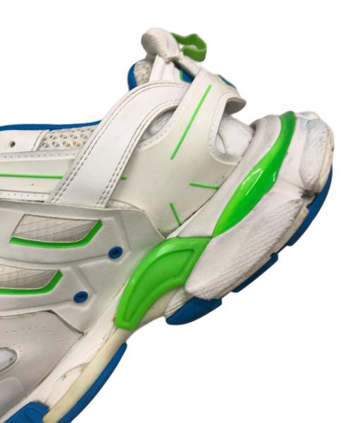 BALENCIAGA（バレンシアガ）BALENCIAGA (バレンシアガ) トラックトレーナー ホワイト×グリーン サイズ:28.5cmの古着・服飾アイテム