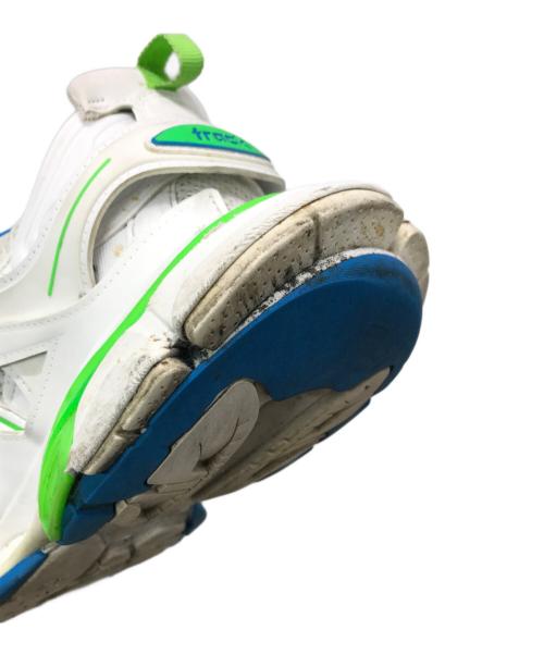 BALENCIAGA（バレンシアガ）BALENCIAGA (バレンシアガ) トラックトレーナー ホワイト×グリーン サイズ:28.5cmの古着・服飾アイテム