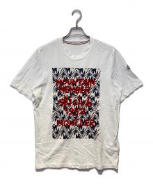 MONCLER（モンクレール）の古着「刺繍Tシャツ」｜ホワイト