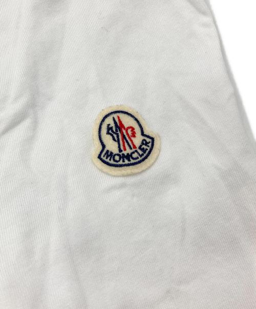 MONCLER（モンクレール）MONCLER (モンクレール) 刺繍Tシャツ ホワイト サイズ:Ｍの古着・服飾アイテム