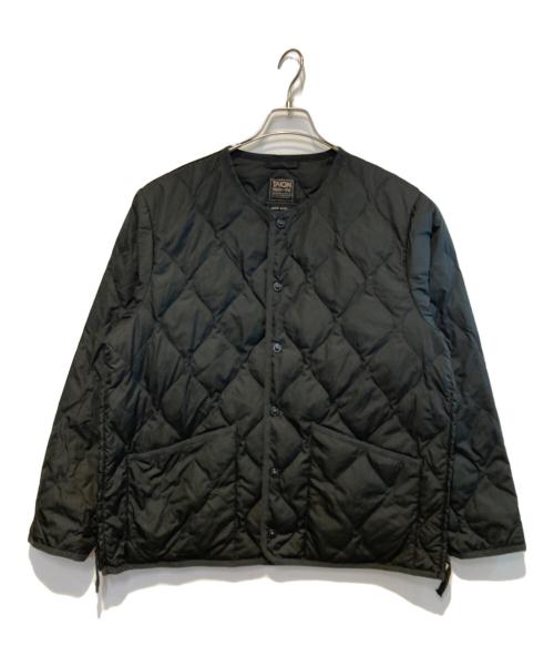 TAION（タイオン）TAION (タイオン) niko and (ニコアンド) ノーカラージャケット ブラック サイズ:Mの古着・服飾アイテム