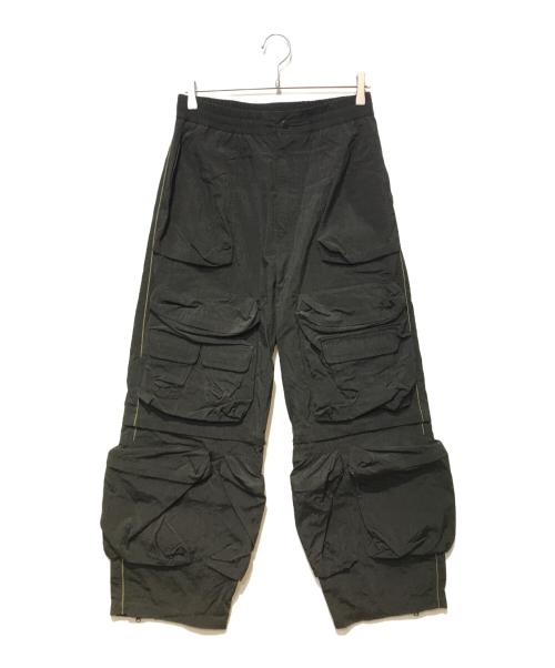 DIESEL（ディーゼル）DIESEL (ディーゼル) マルチポケットカーゴパンツ ブラック サイズ:44の古着・服飾アイテム