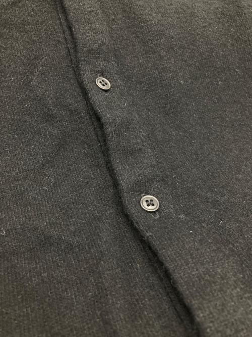 REGULATION Yohji Yamamoto（レギュレーションヨウジヤマモト）REGULATION Yohji Yamamoto (レギュレーションヨウジヤマモト) ニットシャツカーディガン ブラック サイズ:3の古着・服飾アイテム