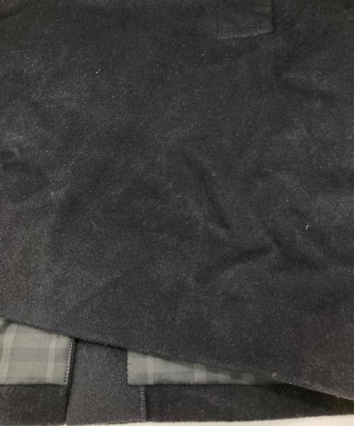 BURBERRY LONDON（バーバリーロンドン）BURBERRY LONDON (バーバリーロンドン) カシミヤアンゴラステンカラーコート ブラック サイズ:Lの古着・服飾アイテム