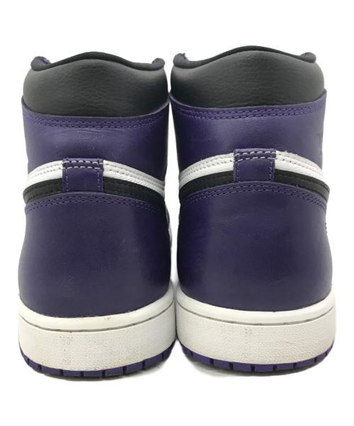 NIKE（ナイキ）NIKE (ナイキ) ハイカットスニーカー パープル×ホワイト サイズ:28.5cmの古着・服飾アイテム