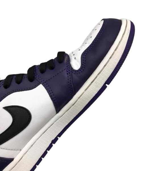 NIKE（ナイキ）NIKE (ナイキ) ハイカットスニーカー パープル×ホワイト サイズ:28.5cmの古着・服飾アイテム