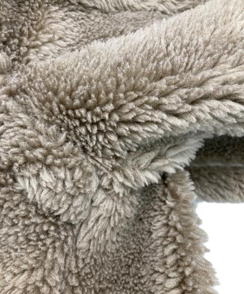 Mila Owen（ミラオーウェン）Mila Owen (ミラオーウェン) ビックカラーミドル丈ボアコート ベージュ サイズ:1の古着・服飾アイテム