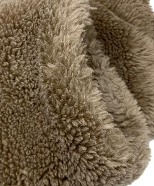 Mila Owen（ミラオーウェン）Mila Owen (ミラオーウェン) ビックカラーミドル丈ボアコート ベージュ サイズ:1の古着・服飾アイテム