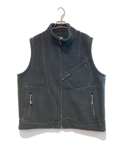 Porter Classic（ポータークラシック）Porter Classic (ポータークラシック) FLEECE ZIP UP VEST POLARTEC ブラック サイズ:3の古着・服飾アイテム
