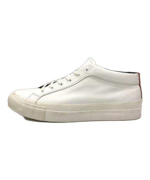 SPINGLE MOVE（スピングルムーヴ）SPINGLE MOVE (スピングルムーヴ) ミッドカットスニーカー ホワイト サイズ:LL((27.5cm相当)の古着・服飾アイテム