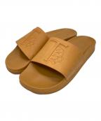 TOD'Sトッズ）の古着「エンボス スライド サンダル」｜ベージュ