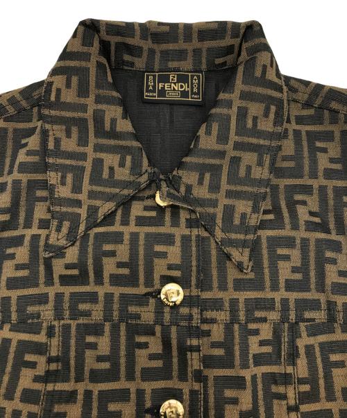FENDI（フェンディ）FENDI (フェンディ) ズッカ柄ベスト ベージュ サイズ:40の古着・服飾アイテム