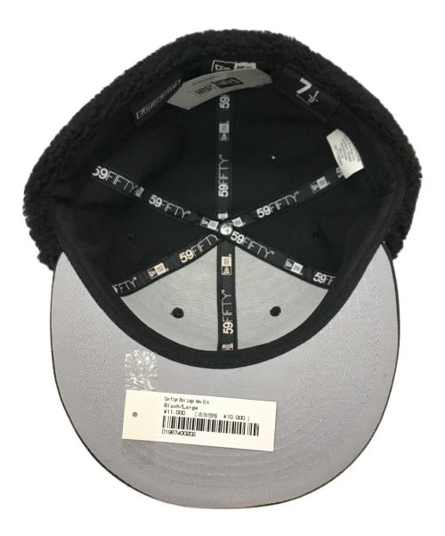 SUPREME（シュプリーム）SUPREME (シュプリーム) New Era (ニューエラ) イヤーフラップボックスロゴニューエラ キャップ ブラック サイズ:7 1/2（59.6cm） 未使用品の古着・服飾アイテム