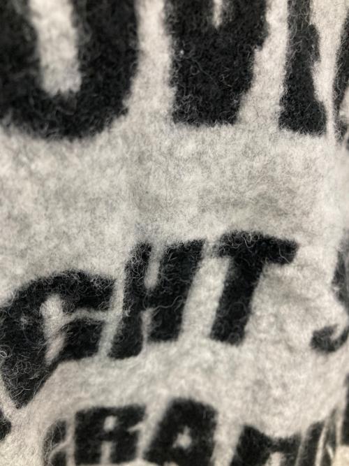 FRAMeWORK（フレームワーク）FRAMeWORK (フレームワーク) アルパカ混ロゴインターシャニット グレー サイズ:Freeの古着・服飾アイテム