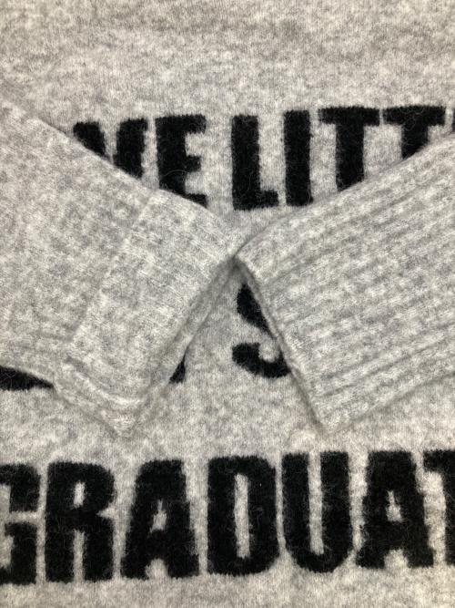 FRAMeWORK（フレームワーク）FRAMeWORK (フレームワーク) アルパカ混ロゴインターシャニット グレー サイズ:Freeの古着・服飾アイテム