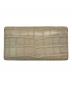 GIORGIO ARMANI (ジョルジョアルマーニ) 型押し長財布 ベージュ サイズ:下記参照：6000円