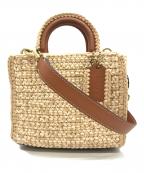 COACHコーチ）の古着「ローグ 20・クロシェ 2WAYバッグ」｜アイボリー