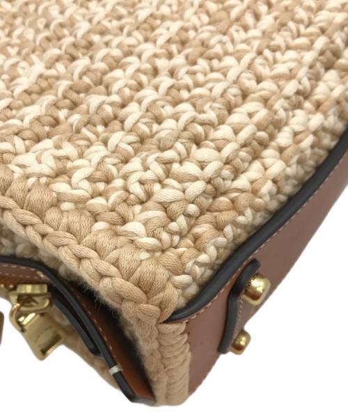 COACH（コーチ）COACH (コーチ) ローグ 20・クロシェ 2WAYバッグ アイボリー サイズ:下記参照の古着・服飾アイテム