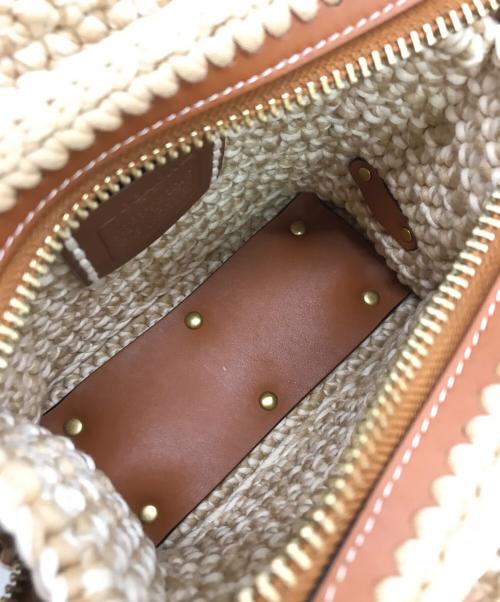 COACH（コーチ）COACH (コーチ) ローグ 20・クロシェ 2WAYバッグ アイボリー サイズ:下記参照の古着・服飾アイテム