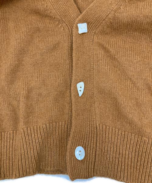 NKNIT（ンニット）NKNIT (ンニット) fluffy rib KNIT cardigan ブラウン サイズ:不明の古着・服飾アイテム