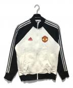 adidasアディダス）の古着「トラックジャケット」｜ホワイト×ブラック