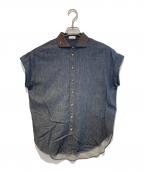 BRUNELLO CUCINELLIブルネロクチネリ）の古着「モニーレデニムブラウス」｜インディゴ