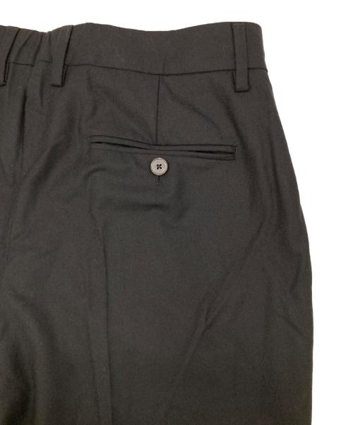 JIL SANDER（ジルサンダー）JIL SANDER (ジルサンダー) ウールタックパンツ ブラック サイズ:38の古着・服飾アイテム