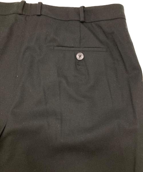 JIL SANDER（ジルサンダー）JIL SANDER (ジルサンダー) ウールタックパンツ ブラック サイズ:38の古着・服飾アイテム
