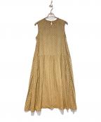 45Rフォーティファイブ・アール）の古着「レーヨンダンプドットプリントワンピース」｜ベージュ