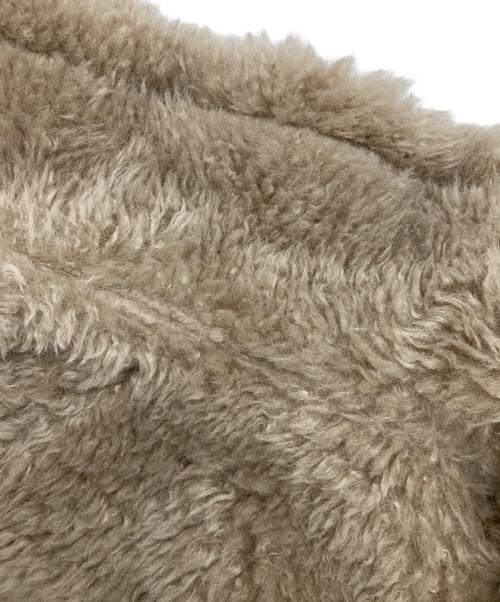 MURUA（ムルーア）MURUA (ムルーア) ヴィンテージライクショートフェイクムートン ジャケット ブラウン サイズ:FREEの古着・服飾アイテム